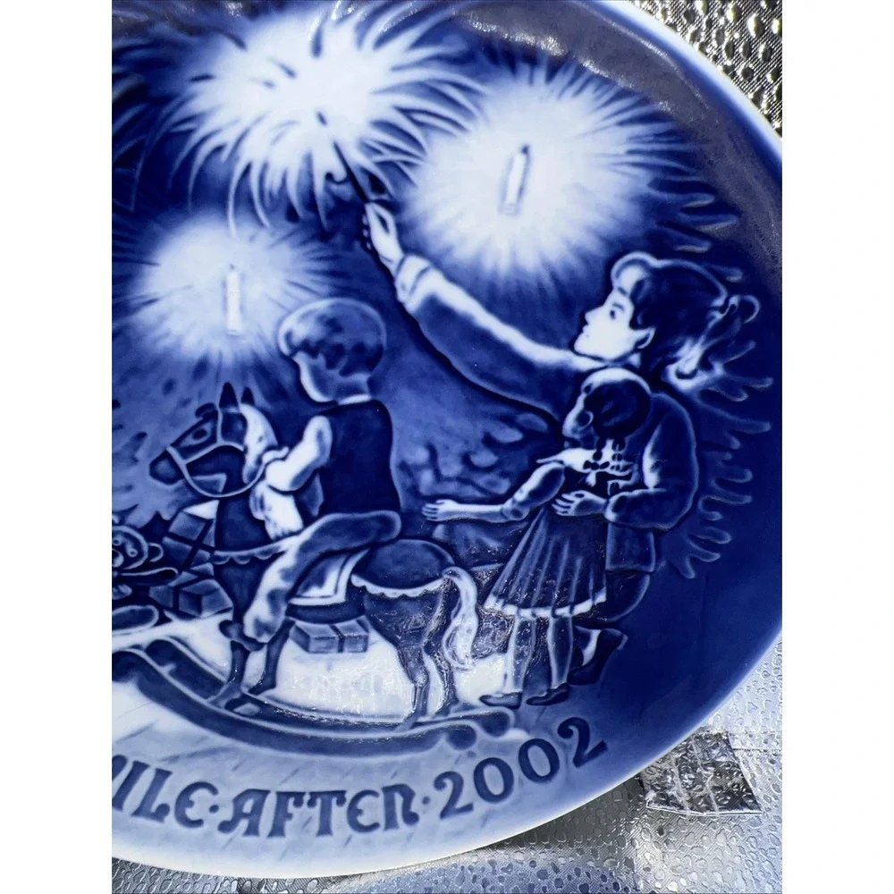 2002 BING & GRONDAHL / ROYAL COPENHAGEN PIATTO DI‎ NATALE TOP PRIMA SCELTA